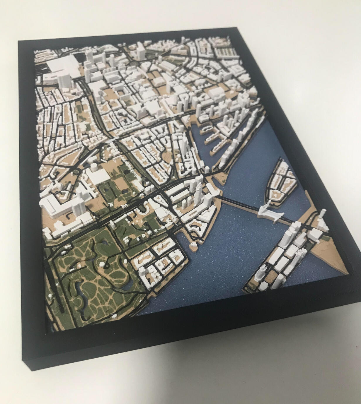 Maquette de site urbain